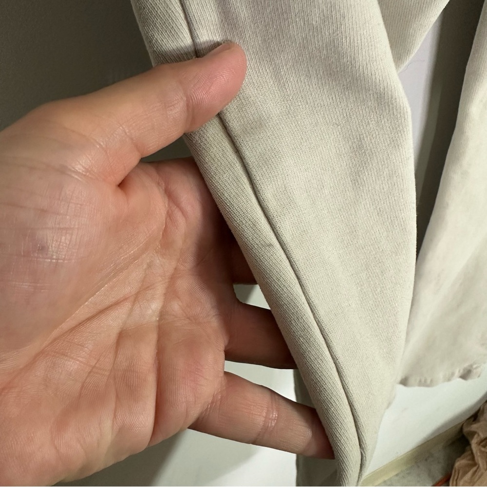 Eileen Fisher Khaki Beige Straight Leg High Rise Pants - Picture 8 of 8